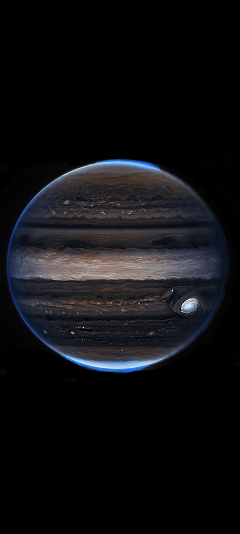 Jupiter auroracseen through the NIR Camera widefield (haze removed) mobile wallpaper 1080x2400 Jupiter Wallpaper, Mobile Wallpaper, Cosmos, Hd Wallpaper, Celestial Bodies, Quick Saves