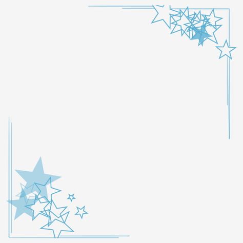 blue stars,five-pointed star decorative border,square border,blue decoration,blue corner mad,star border illustration,border clipart Frame Border Design Aesthetic Blue, Bubble Border Design, Stars Border Design, Square Border Overlays For Edits, Blue Frame Border Design, Blue Border Design Aesthetic, Cute Borders For Edits, Blue Edit Background, Blue Background For Editing