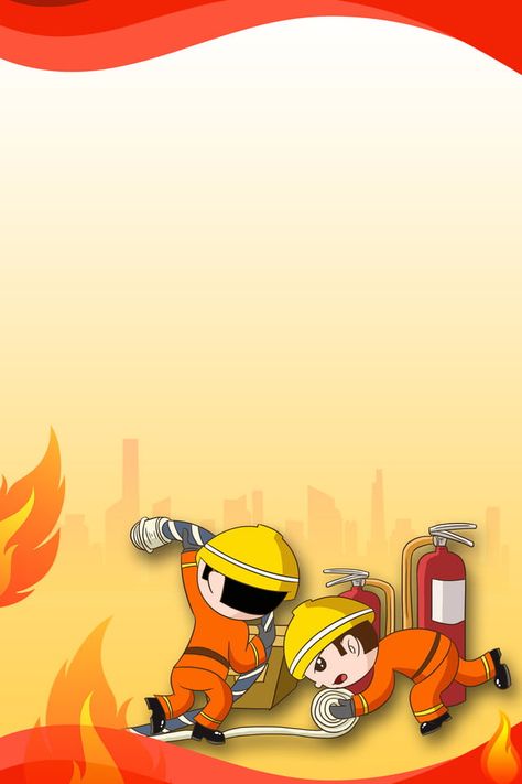 Urban Fire Safety Background Fire Safety Poster, Safety Cartoon, Background Fire, Fire Background, Fire Icons, Safety Posters, Fire Equipment, Love Background Images, Fire Prevention