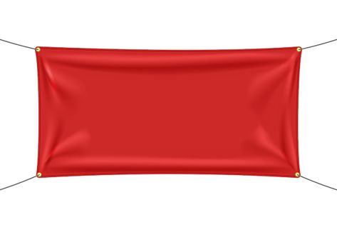 Red textile banner with folds isolated o... | Premium Vector #Freepik #vector #rectangle #graphics #element #website-elements Website Elements, Flex Banner Design, Banner Illustration, Red Banner, Red Textiles, Blank Banner, Download Wallpaper Hd, Church Poster Design, Church Poster