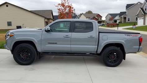 265/70/R17 with TRD Pro Wheels Tacoma Rims, Trd Pro Wheels, Toyota Tacoma Sport, Tacoma Wheels, 2016 Tacoma, Rv Vehicle, Toyota Tacoma Trd Sport, Tacoma World, Discount Tires