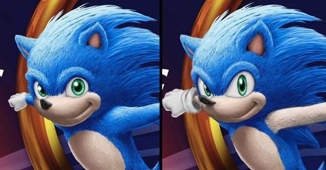 Sonic the Hedgehog fans are redesigning his live-action look — with great results  ||  Would that these fan-made Sonic designs were real Sonic designs ... https://www.polygon.com/2019/3/6/18253330/sonic-the-hedgehog-live-action-fan-redesign Doctor Eggman, Hedgehog Movie, Classic Sonic, Live Action Movie, Jim Carrey, Movies 2019, Movie Game, Freelance Illustrator, The Hedgehog