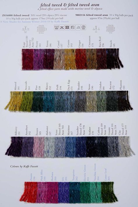 Rowan Felted Tweed yarn | Etsy Rustic Color Palettes, Rowan Felted Tweed, Winter Projects, Tweed Yarn, Winter Project, Dk Yarn, Fair Isle, Colour Palette, Other Colors