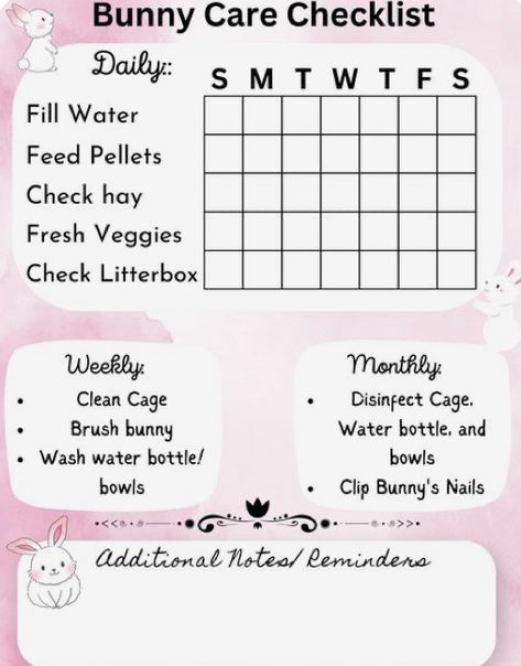 Indoor Rabbit Habitat Bunny Room, Bunny Supplies Organization, Bunny Indoor House Ideas, Bunny Schedule, New Bunny Checklist, Rabbit Essentials List, Bunny Essentials List, Bunny Set Up Outdoor, Bunny Routine