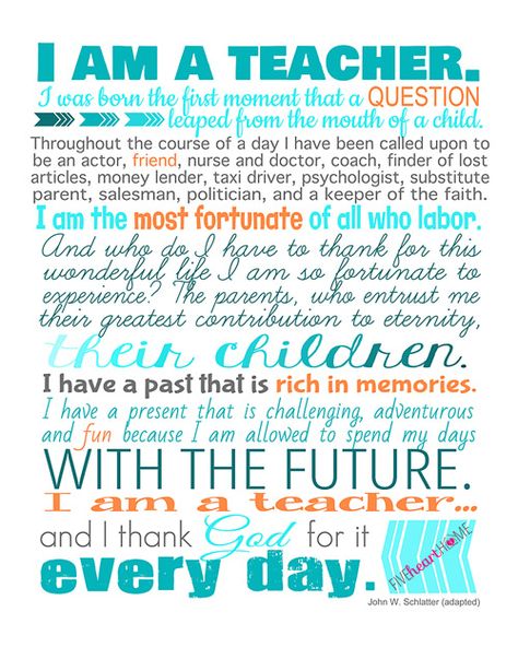 Teacher Appreciation Free Printables ~ 8x10" print, note cards, and gift tags | FiveHeartHome.com Appreciation Crafts, Teacher Appreciation Crafts, Free Teacher Appreciation Printables, Teacher Sayings, Teacher Appreciation Quotes, Teacher Appreciation Gift Ideas, I Am A Teacher, Teacher Appreciation Printables, Appreciation Printable