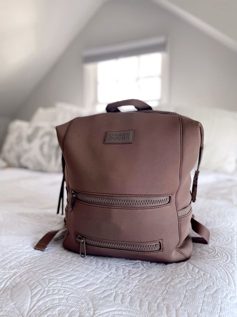 Backpack Diaper Bag, Diaper Bag Aesthetic, Dagne Dover Diaper Bag, Dange Dover Backpack, Diaper Bags, Brown Diaper Bag Backpack For On-the-go, On-the-go Diaper Bag Tote With Detachable Handle, Cheap Functional Diaper Bag For On-the-go, Versatile On-the-go Diaper Backpack