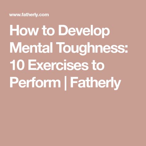 How To Build Mental Strength, Mental Strength Exercises, Baseball Mental Toughness, Mental Toughness Challenge, Building Mental Strength, Volleyball Mental Toughness, Softball Mental Toughness, How To Become Mentally Tough, Mental Toughness Training Sports