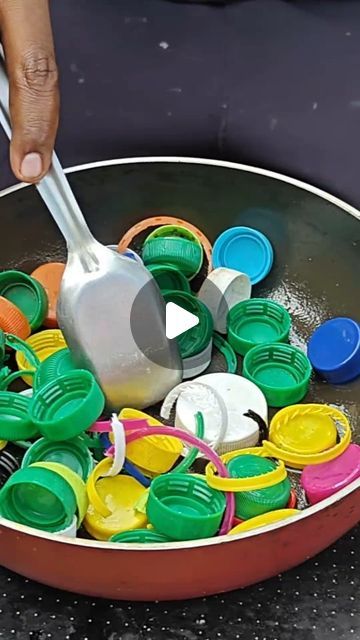 115K likes, 723 comments - vijay_ideas el July 12, 2024: "Plastic Bottle Cap Recycle Ideas". Green Plastic Bottle Crafts, Plastic Medicine Bottle Crafts, Beer Cap Projects Ideas, Recycling Glass Bottles Ideas, Melting Plastic Bottle Caps, Upcycle Bottle Caps, Bottle Upcycling Ideas, Plastic Bottle Tops Crafts, Milk Cap Crafts