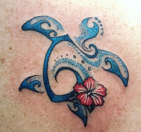 14+ Turtle and Hibiscus Tattoo Designs | PetPress Black And White Tattoos For Women, Sisters Tattoos, Hawaiian Turtle Tattoos, Tattoo Turtle, Lotusblume Tattoo, Cousin Tattoos, Turtle Tattoos, Florida Tattoos, Hawaii Tattoos