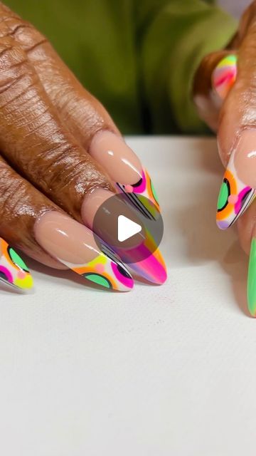 Tarshan- She’s Highly Recommended on Instagram: "There’s never any dull moments for this 60 year old diva! Express your personality at any age!  Nail Techs, what’s the age of your eldest client? Comment below 👇🏽  My eldest is 84, she still drives and gets designs on two fingers lol  I DO NOT OWN ANY RIGHTS TO THIS MUSIC 🎼   #herdesignstudio #springnailart #nailreels #instareelsviral #nailtechs #nailarttraining #nailday #colorfulnails #fypnails" Nail Arts, Diva Nails, Two Fingers, Spring Nail Art, The Age, Nail Colors, Year Old, Diva, Nail Art