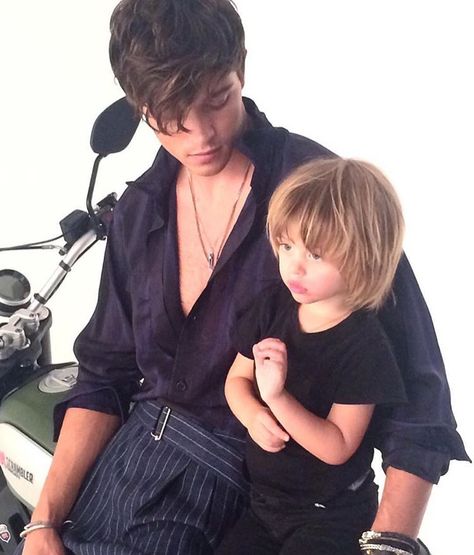 Chico & Milo Francisco Lachowski Instagram, Chico Lachowski, Men And Babies, Enduro Motorcycle, Francisco Lachowski, A Court Of Wings And Ruin, Sarah J Maas Books, Ducati Scrambler, A Court Of Mist And Fury