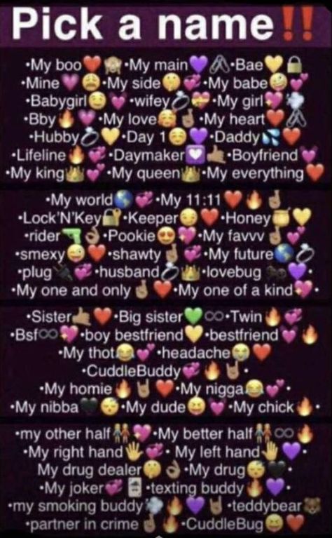 Names To Save Your Girlfriend On Phone, How To Save Bf Name In Phone, Names For Bestie In Phone Contact, Boyfriend Emoji Contact Name, A Nickname For Best Friend, Best Friend Nicknames For Contacts, Bsf List On Snapchat Emojis, Cute Names For Girlfriend, Cute Snapchat Names