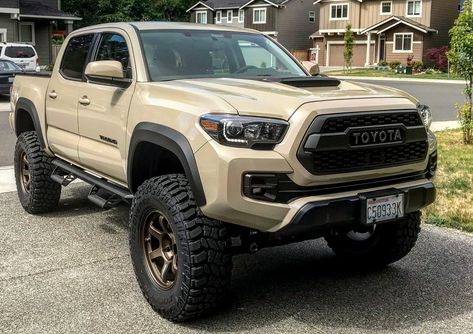 Tan Tacoma, 3rd Gen Tacoma, Toyota Tacoma 4x4, Toyota Tundra Trd Pro, Tacoma 4x4, 2017 Toyota Tacoma, Toyota Tundra Trd, Tundra Truck, Tundra Trd