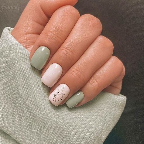 Nails 2020 Trends, Set Nails, Nagellack Trends, Squoval Nails, Subtle Nails, Simple Gel Nails, Casual Nails, Work Nails, Nail Polish Set