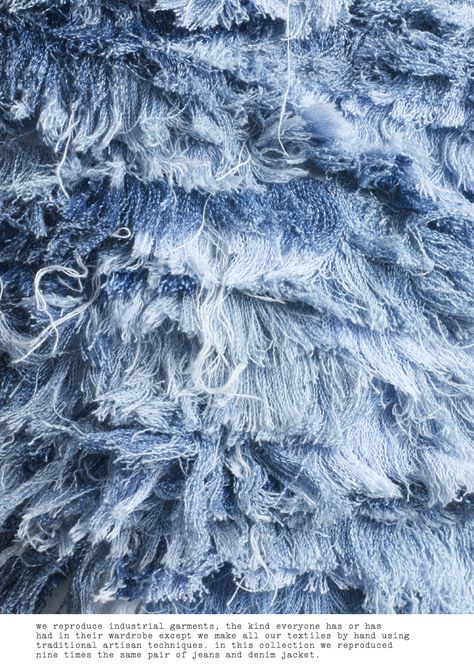 Faustine Steinmetz, Jeans Texture, Ropa Upcycling, Trend Council, Denim Texture, Denim Art, Denim Inspiration, Denim Projects, Denim Ideas