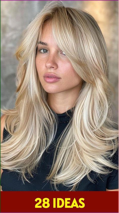 Fashion: #fashion, #style, #outfitinspiration, #beauty Curly Hair With Long Curtain Bangs, Long Current Bangs With Layers, Long Blonde Hair With Curtain Bangs, Long Bangstyle Hair 2020, Long Layered Curtain Bangs, Long Layered Haircuts Curtain Bangs, Layered Haircuts Curtain Bangs, Curtain Bangs With Side Part, Hairstyle With Color