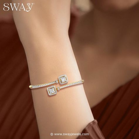 New Arrivals Pretty, affordable NEW bracelet just in time for the season of love 🥰 Comment below and tell us your favorite 💜 . . . #Jewellery #SilverJewellery #Rings #GoldJewellery #2024 #PowerCouples #Memes #sundaymeme #Sway #SwayJewellery [Celebrations, Diamonds, Gifts, Jewellery, rings, gold, Diamonds, Diamond Bracelet, New Service] Solid Gold Bangle, Diamond Bracelet Design, Season Of Love, Diamond Earrings Design, New Service, New Bracelet, Jewellery Rings, Earrings Design, Rings Gold