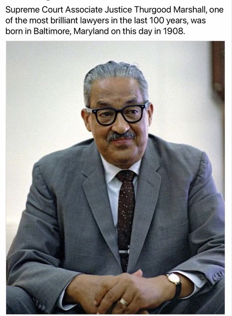 Thurgood Marshall, Black Legends, Vintage Black Glamour, Supreme Court Justices, The Supreme, African American History, Historical Events, Black Excellence, History Facts