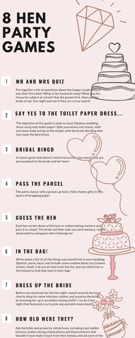 Plan the perfect hen or bachelorette party with these fabulous fun hen party games ideas. Perfect for a DIY hen party where your trying to entertain mixed age groups. #henparty #bacheloretteparty #henpartyideas #bacheloretteideas #weddingplanning #weddingtips #henpartygames #weddingideas #diyhenparty #diywedding Hen Party Ideas Activities, Hen Night Games, Glamping Bachelorette Party, Party Games Ideas, Bachelorette Party Activities, Hen Night Ideas, Pink Bachelorette Party, Pink Bachelorette, Hen Party Games