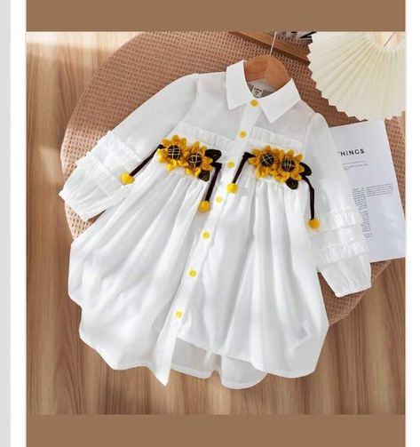 2024 T Shirt Design, Fabric Design Pattern, 3d Sunflower, How To Tie Shoes, Baby Clothes Patterns Sewing, Trendy Shirt Designs, Sunflower Shirt, Pakistani Fashion Party Wear, Modest Dresses Casual