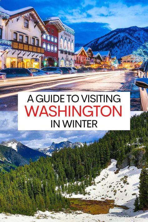 Washington State Winter, Washington State Travel, Washington Travel, Winter Trip, Driving Tips, Winter Travel, Seattle Washington, Washington State, Where To Go