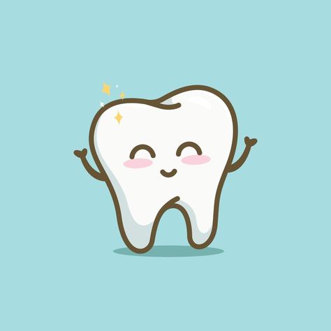 Dentist Icon, Shiny Teeth, Dentist Cartoon, Friday Illustration, People Character, Teeth Illustration, Teeth Drawing, Tooth Icon, Tooth Cartoon