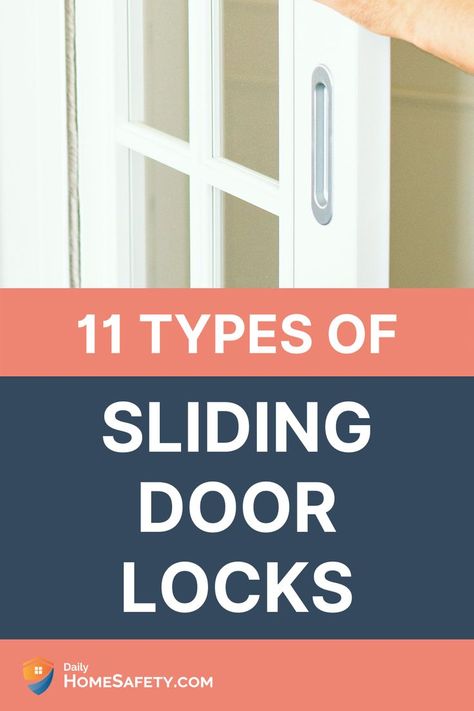 types of sliding glass door locks Sliding Door Security, Security Door Design, Sliding Glass Windows, Door Knob Lock, Glass Door Lock, Bookcase Door, Door Security, Window Security, Window Locks