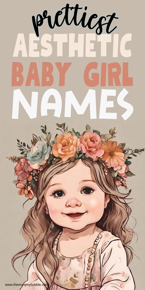 Feminine and graceful baby girl names with a pretty aesthetic feel. Grace Name Aesthetic, Feminine Girl Names, Pretty Names Aesthetic, A Girl Names, Unique Biblical Baby Names, Girl Names Aesthetic, Aesthetic Girl Names, Greek Baby Girl Names, Most Unique Baby Names