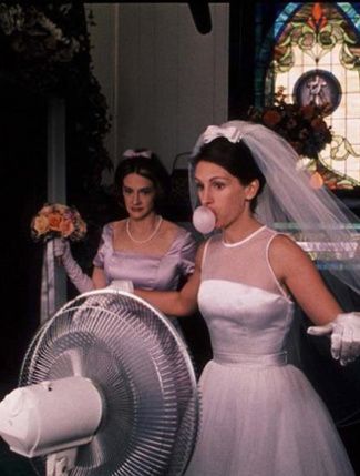 Julie Robert's dress in "Runaway Bride" I love the skirt and waistband :) Runaway Bride, Wedding Dresses, Dresses