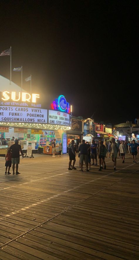 Beach Town Aesthetic, 2019 Vibes, Ocean City New Jersey, Summer Nostalgia, Architecture Blueprints, Beach Week, Ocean City Nj, Cross Country Trip, Bethany Beach