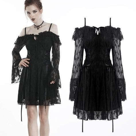 Material:Rayon 65% Nylon 35% 
Color:BLACK 
Size:S,M,L,XL,XXL 
Sku:DW247 Ash, Dresses Xl, Style Gothic, Dresses Xxl, Gothic Dress, Lace Overlay, Xl Dress, Black Color, Dresses With Sleeves