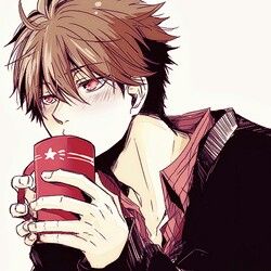 Coffee Icon, Oc Manga, Coffee Drawing, Boy Drawing, Art Manga, Cool Anime Guys, Drinking Coffee, Anime Couples Manga