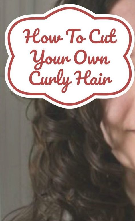 How To Cut Your Own Naturally Curly Hair {Dry Curl Cut At Home} | #curlygirlmethod #devacut #curlygirl #curlyhaircut Curl Cut, Dry Curl, Layered Curly Haircuts, Cut Own Hair, Deva Cut, Dry Curly Hair, Layered Curly Hair, How To Cut Your Own Hair, Diy Haircut