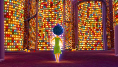 Pixar Post - For The Latest Pixar News: Get a Sneak Peek at Some ... Joy Inside Out, Movie Inside Out, Pixar Films, Disney Inside Out, Movie Shots, Finding Dory, Pixar Movies, Brain Activities, Animation Film