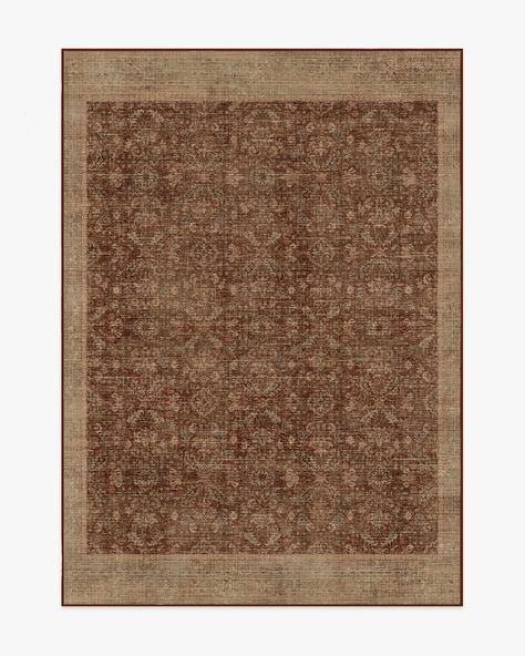 Shop the Frances Golden Red Rug from Ruggable. Our washable rugs are made-to-order, stain-resistant and machine washable. Free shipping! Washable Runner Rug, Dark Color Palette, Red Runner Rug, Burgundy Rugs, Golden Red, Taupe Rug, Rug Colors, Rug Texture, Flat Woven Rug