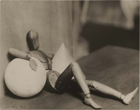 Untitled (Mannequin with Cone and Sphere) by Man Ray. Lee Miller, Man Ray Photos, Man Ray Photography, John Heartfield, Hans Richter, Avant Garde Photography, Artist Mannequin, Francis Picabia, Show Of Hands