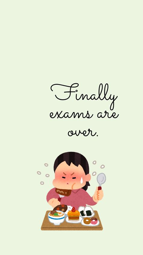 Exam fever wallpaper|| after exam food || download them Exam Over, Exam Wallpaper, After Exam, Chill Quotes, Animated Photos, How To Pass Exams, Whatsapp Dp, Aesthetic Wallpapers, Profile Picture