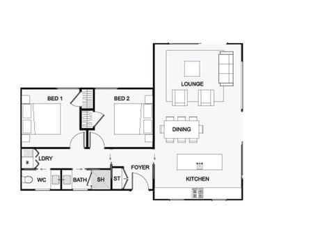 Whareatea | Coast to Coast Homes 70 Sqm House Design, Pvc Gutters, Flatpack Kitchen, Timber Buildings, Timber Beams, Coast To Coast, Roof Framing, Modern Homes, Electrical Wiring