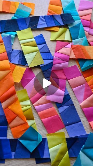 Quilt Scraps Projects, Quilts Using Striped Fabric, Stained Glass Fabric, Fassett Kaffe Quilts, Crumb Quilt Blocks Patterns, Make Fabric From Scraps, Solid Quilts Modern, Stained Glass Patchwork, Dark Background Quilts