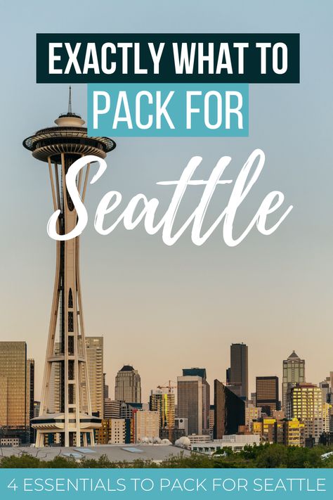 Seattle Fashion Summer, Seattle Packing List, What To Wear In Seattle, Packing List Spring, Seattle Winter, Seattle Travel Guide, Summer Packing Lists, Seattle Vacation, Pack For A Trip