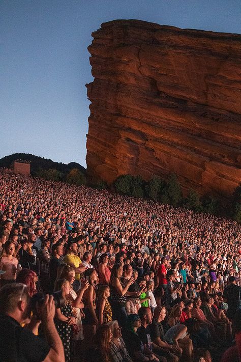 Red Rocks Concert Aesthetic, Concert At Red Rocks, Zach Bryan Red Rocks, Red Rocks Aesthetic, Red Rock Concert, Denver Colorado Aesthetic, Rock Concert Aesthetic, 2024 Aspirations, Red Rocks Concert