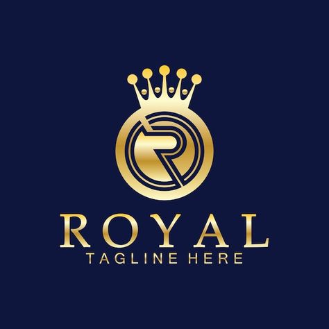 Luxury Symbol, R Initial, Royal King, Crown Logo, Business Card Maker, Flyer Maker, Card Banner, Poster Invitation, Poster Maker