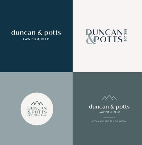 Duncan & Potts Law Firm: Branding Project — Michelle Lea Creative Law Office Branding, Lawyer Branding Law Firm Logo, Law Firm Color Palette, Lawyer Portrait, Legal Branding, Law Firm Logo Branding, Law Office Logo, Lawyer Branding, Law Branding