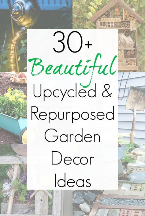 Upcycling, Quirky Garden Ideas, Whimsical Garden Decor, Quirky Garden, Upcycled Garden, Tattoo Plant, Upcycle Garden, Garden Decor Projects, Garden Junk