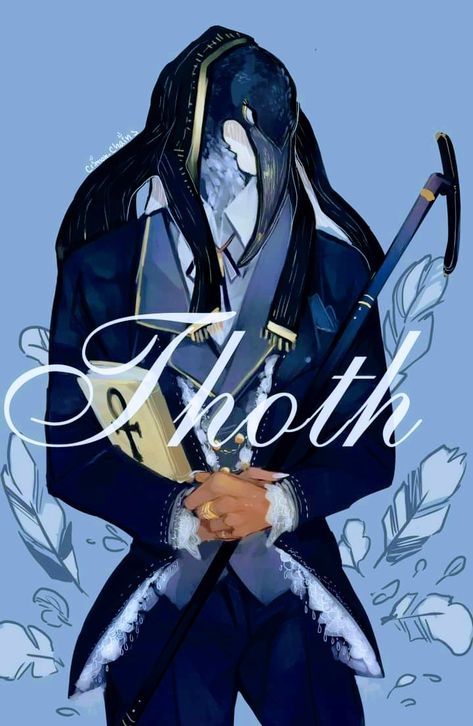 Thoth Egyptian God Art, Thoth God Art, Egyptian Paganism, Pride Drinks, Thoth Egyptian God, Egyptian Character, Thoth God, Anubis Art, Egypt Mythology