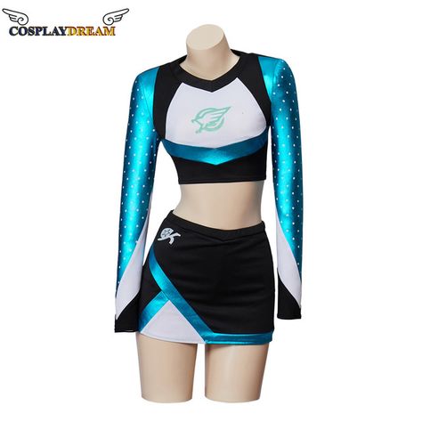 Euphoria Dance Outfits, One Piece Cheer Uniform, Halloween Costumes Girls 10-12, Euphoria Cheerleader Outfit, Euphoria Cheerleader, Euphoria Fits, Cheer Apparel, Ella Jane, Cheer Costumes