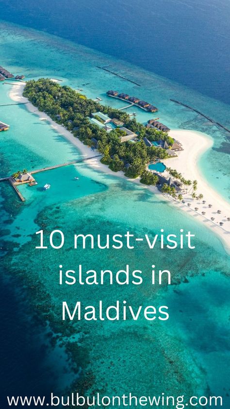 The inhabited islands in the Maldives have been improved and made more visitor-friendly within the past ten years, which has resulted in significant change. Here are 10 islands that you must visit on your trip to the Maldives. Trip To Maldives, Maldives Islands, To Travel Is To Live, Visit Maldives, Past Tens, Maldives Island, Maldives Travel, The Maldives, Beautiful Islands