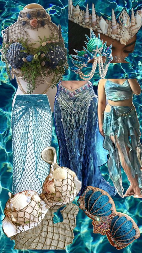 Siren Costume, Mermaid Halloween Costumes, Mermaid Cosplay, Dark Mermaid, Themed Halloween Costumes, Mermaid Halloween, Halloween Party Outfits, Mermaid Diy, Mermaid Outfit