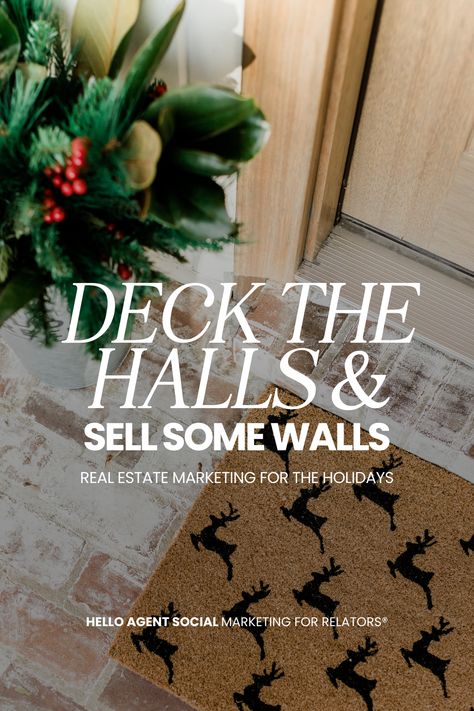 Christmas Real Estate Marketing Ideas, Hello December Real Estate, Real Estate Christmas Marketing, Real Estate Marketing Christmas, Realtor Holiday Marketing, Christmas Real Estate Social Media Posts, Holiday Real Estate Marketing, Winter Real Estate Posts, Holiday Real Estate Posts