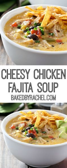 Slow Cooker Kip, Fajita Soup Recipe, Fajita Soup, Chicken Fajita Soup, Recipes Oven, Homemade With Love, Chicken Fajita, Oven Chicken, Thigh Recipes